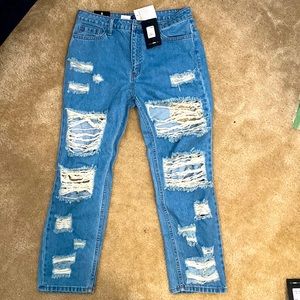 Get Ready Distressed Boyfriend Jeans